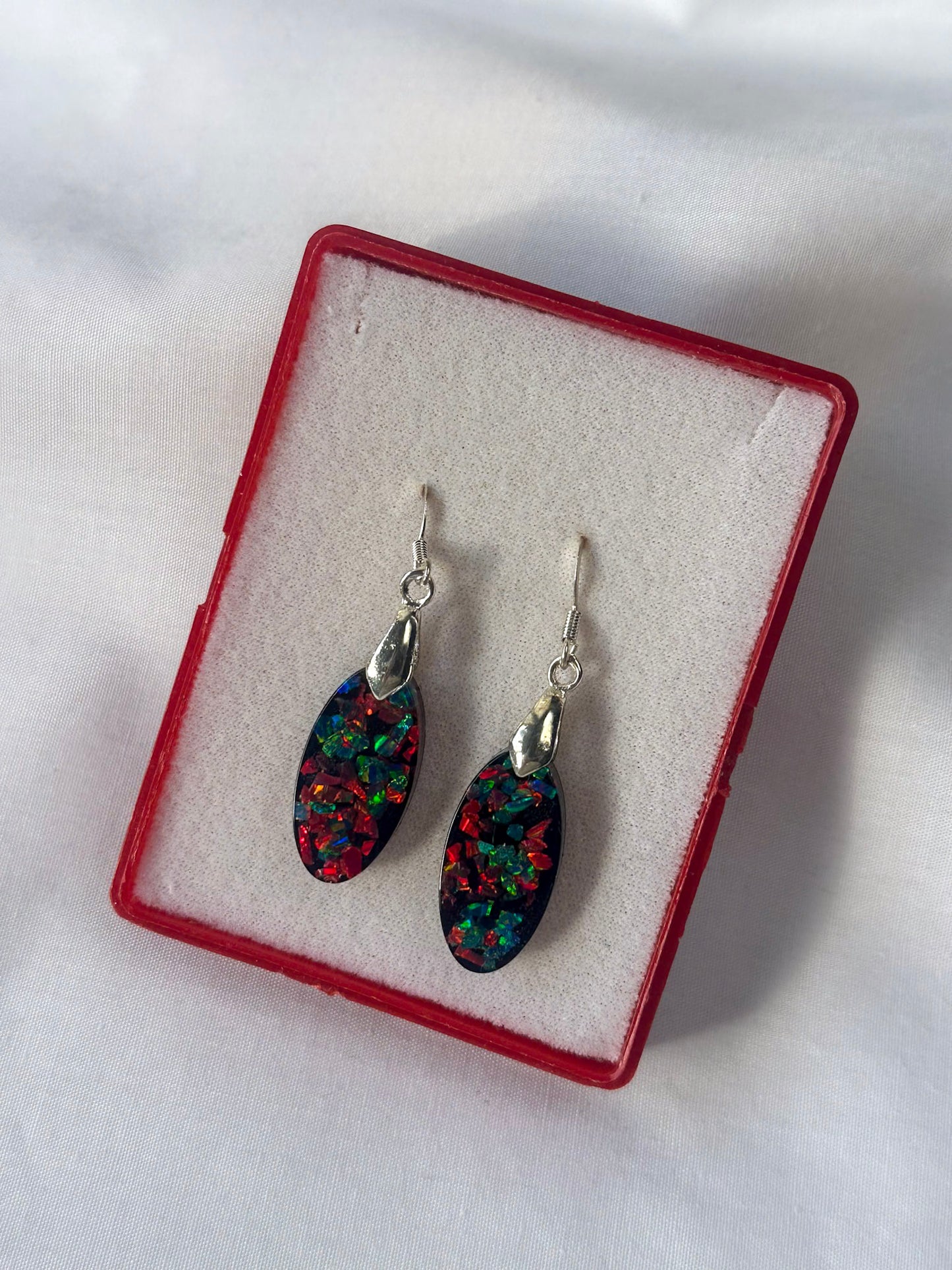Opal Mosaic Earrings /O1
