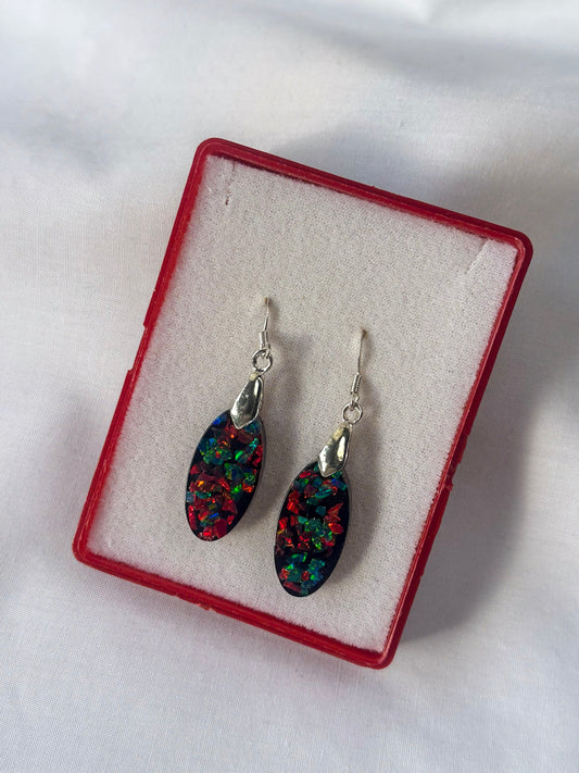 Opal Mosaic Earrings /O1