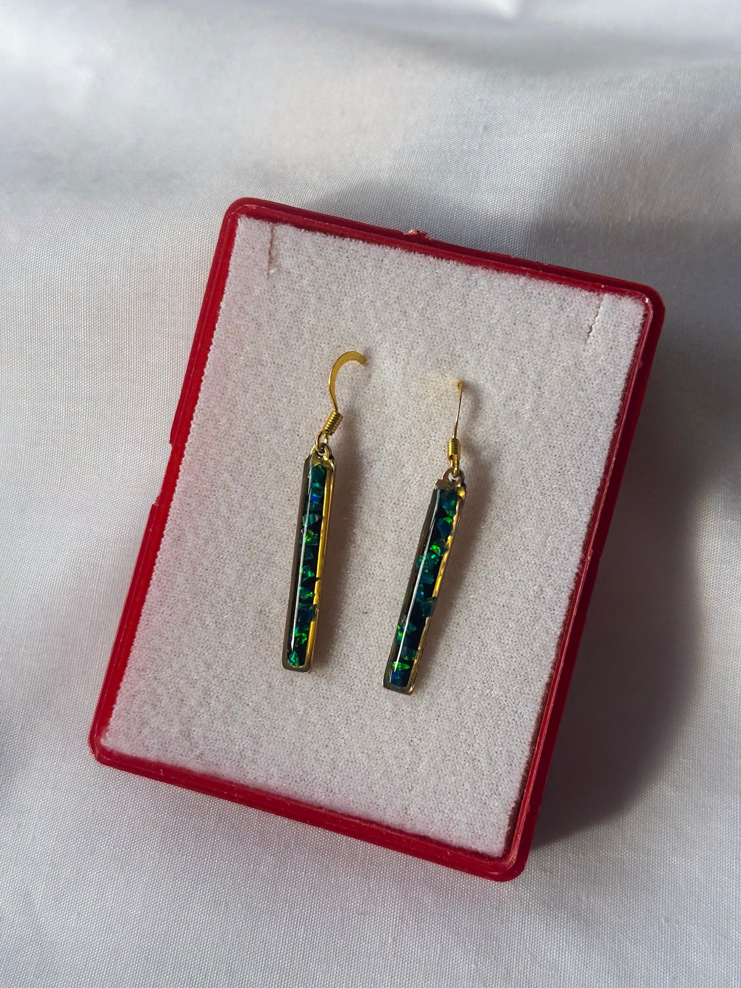 Opal Mosaic Earrings /L1