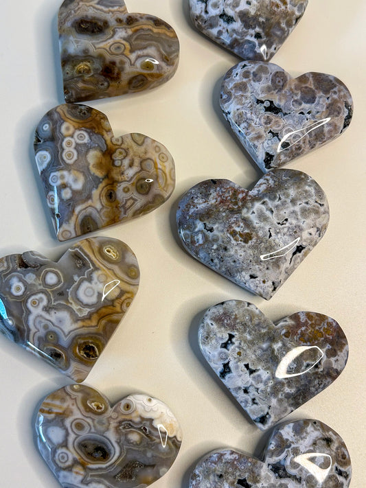 Ocean Jasper Heart