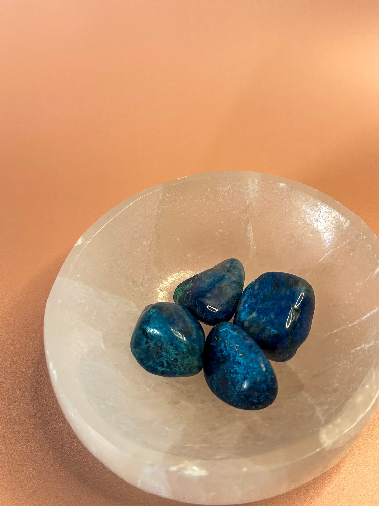 Chrysocolla + Shattuckite Tumble