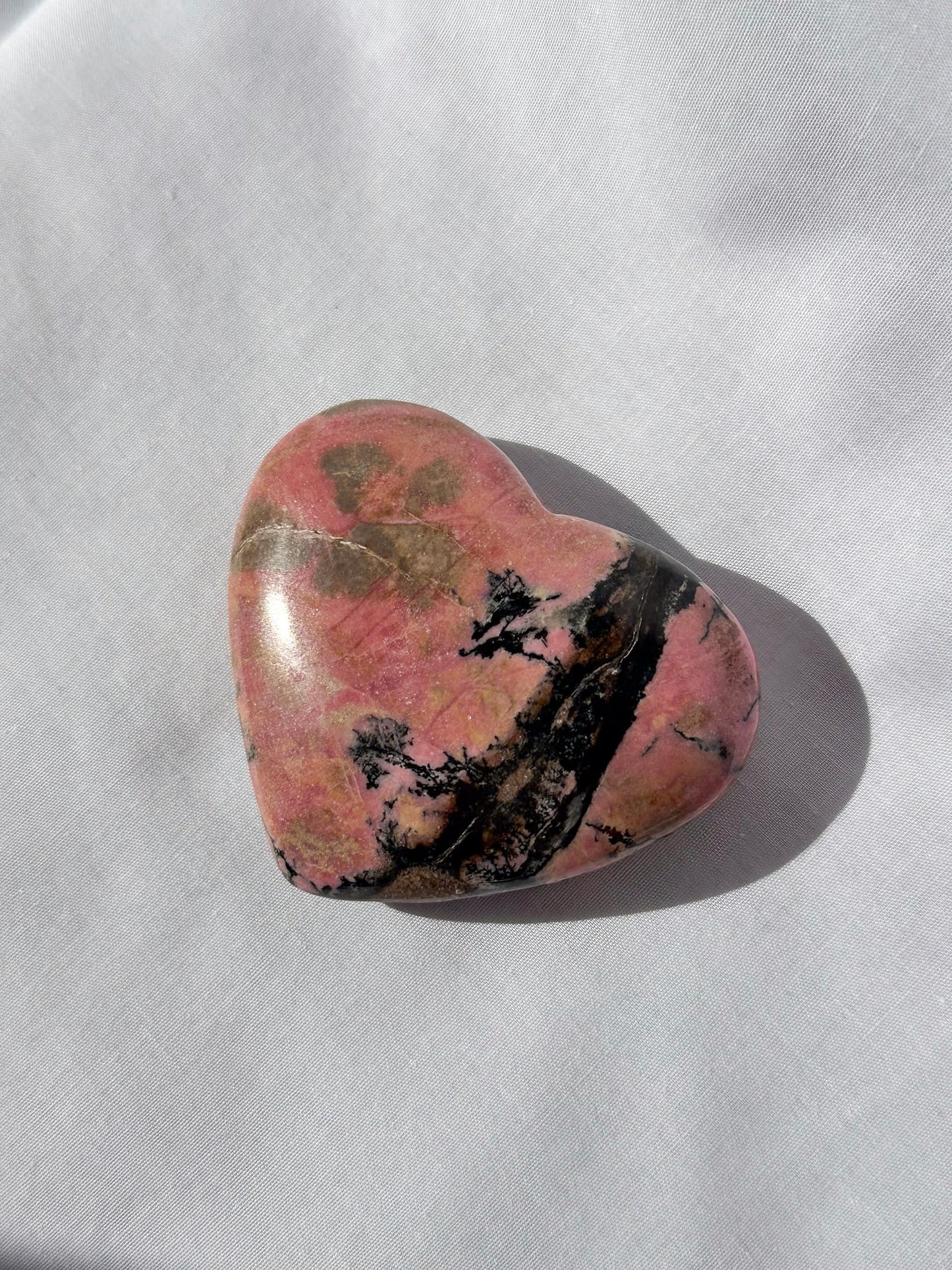 Rhodonite Heart