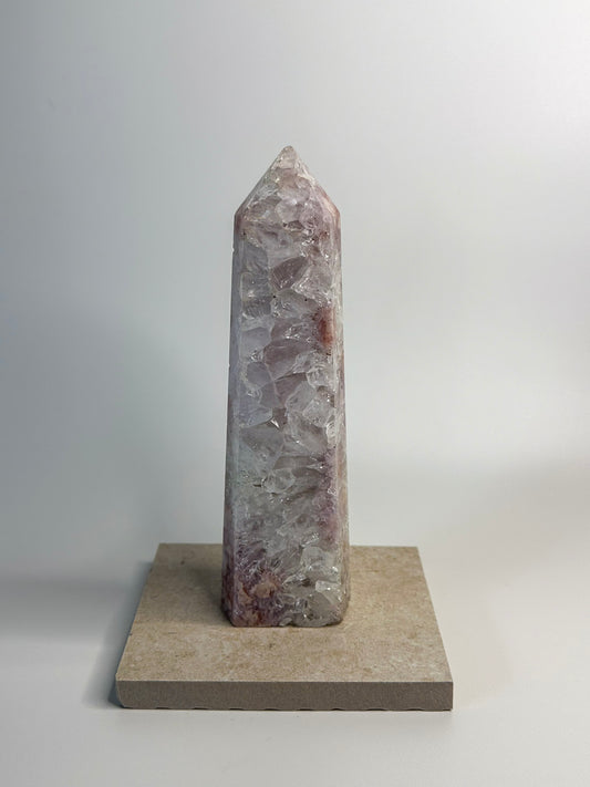 Amethyst + Flower Agate Tower B