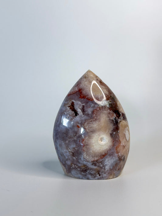 Amethyst + Flower Agate Arch D