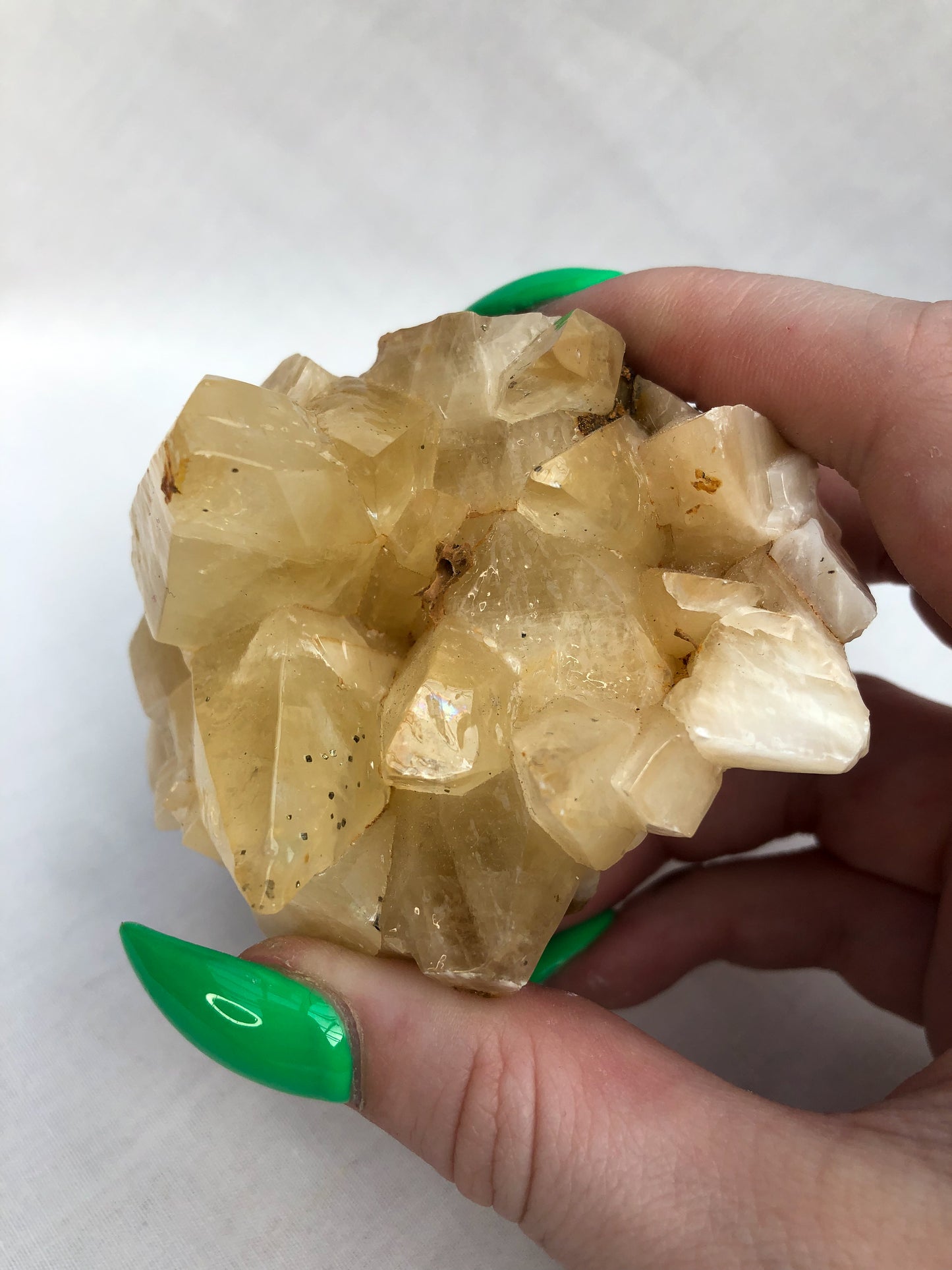 Acid Wash Calcite Cluster