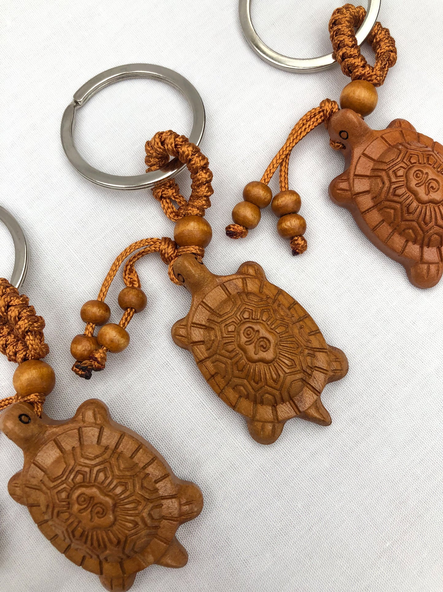 Wooden Animal Keyring