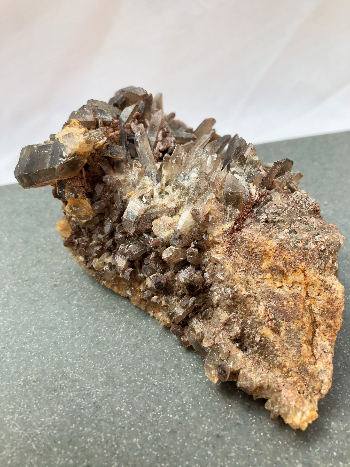 Smoky Quartz Cluster - E