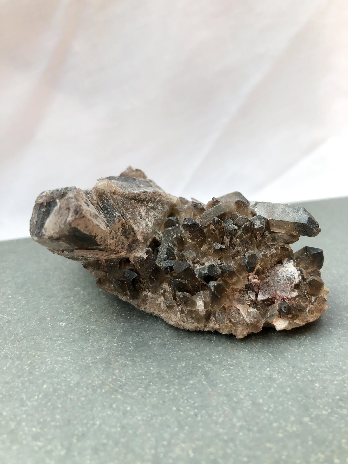 Smoky Quartz Cluster - A