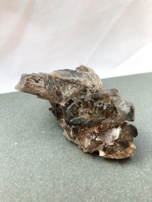 Smoky Quartz Cluster - A