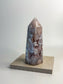 Amethyst + Flower Agate Tower A