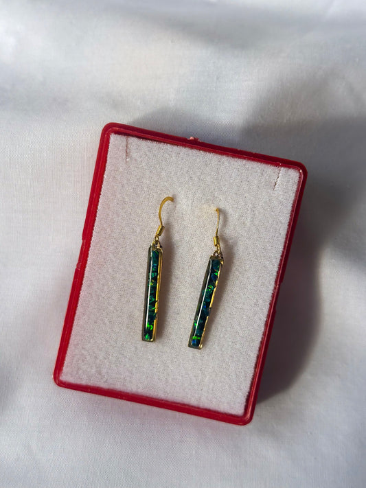 Opal Mosaic Earrings /L1