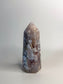 Amethyst + Flower Agate Tower A