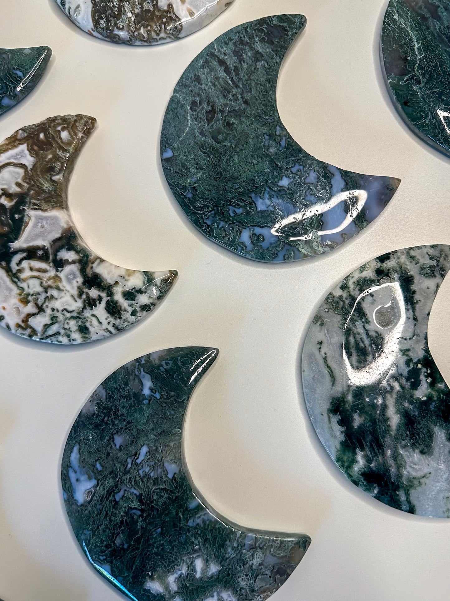Moss Agate Moon