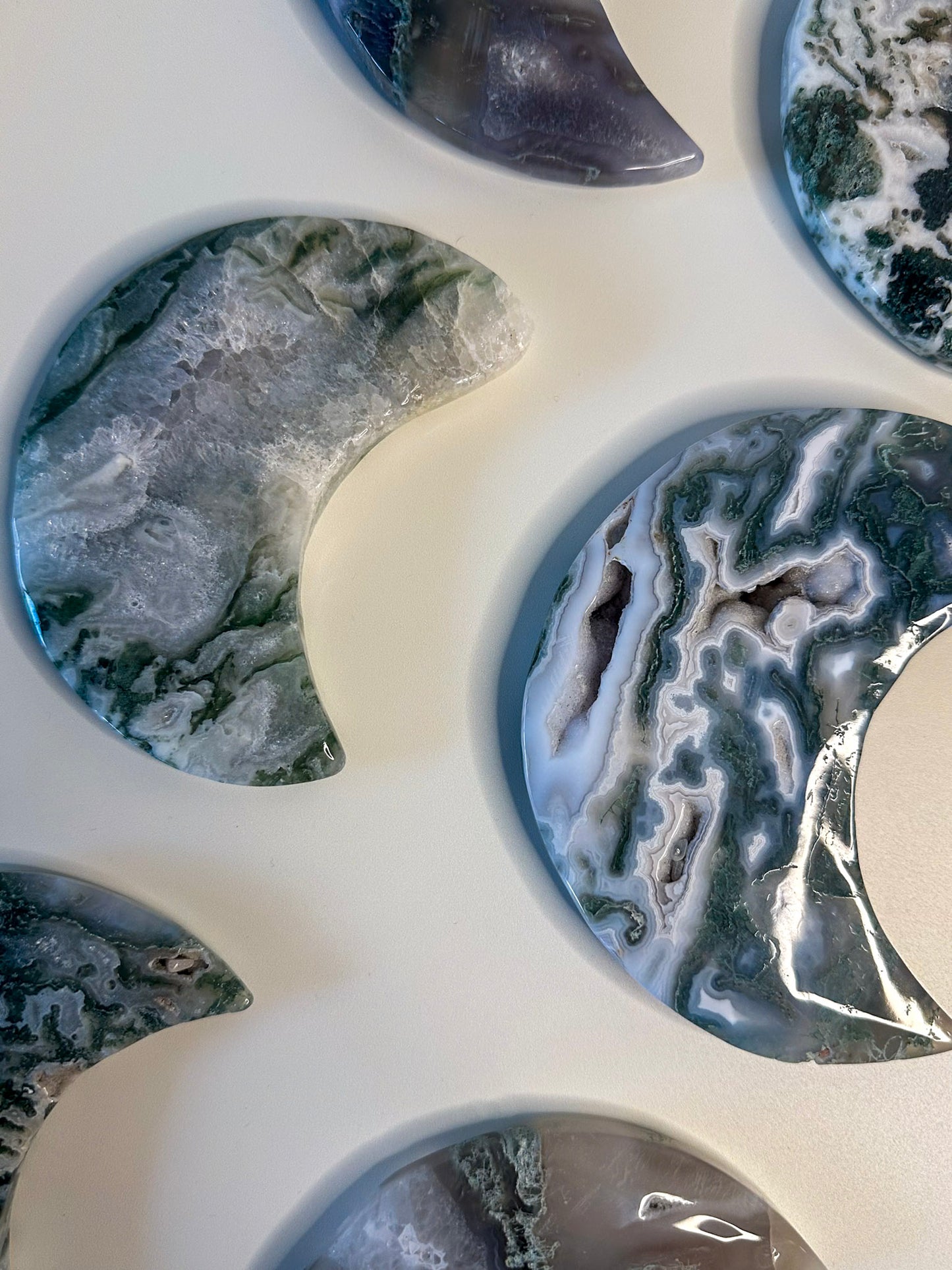 Moss Agate Moon