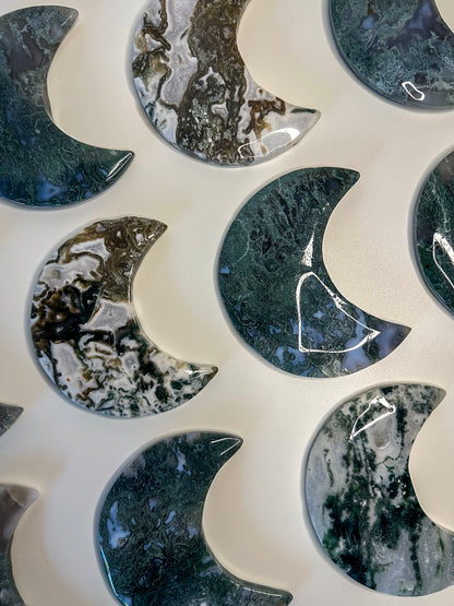 Moss Agate Moon