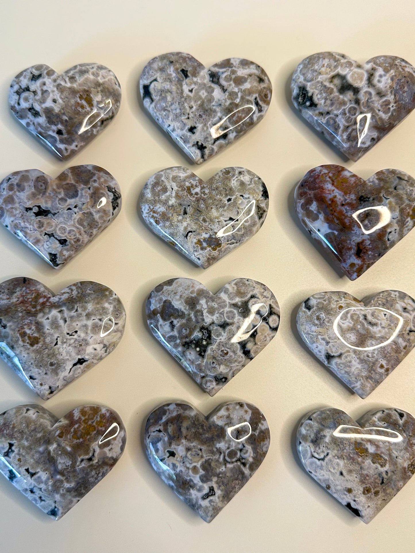 Ocean Jasper Heart