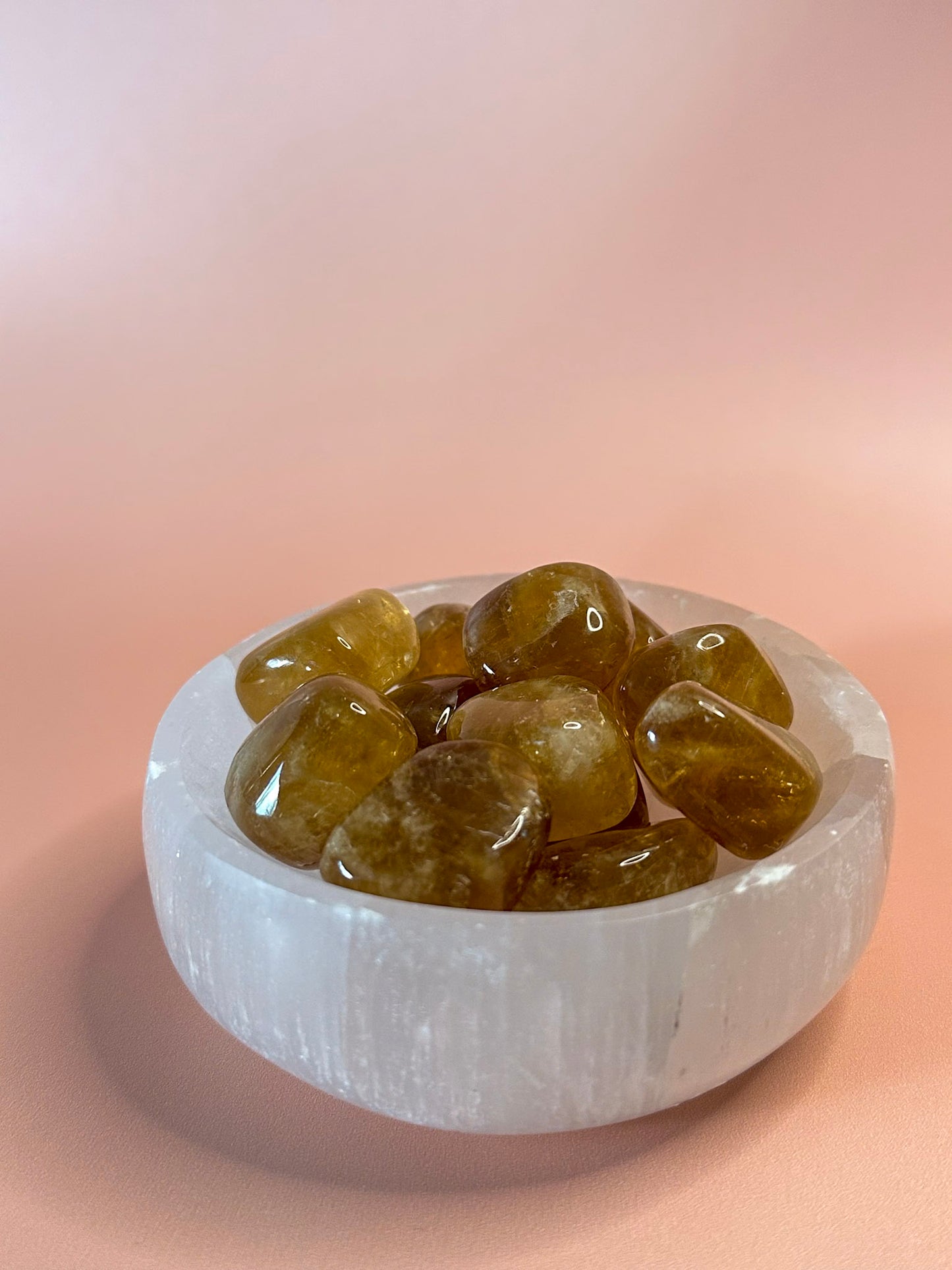 Honey Calcite Tumble - A Grade