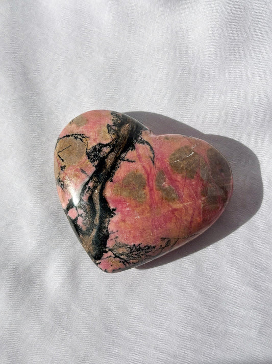 Rhodonite Heart