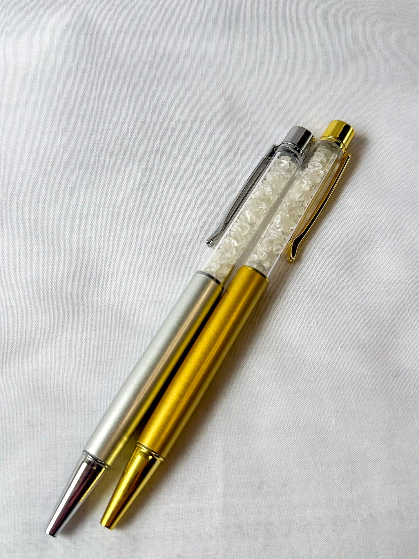 Gemstone Pen with Crystal Chips
