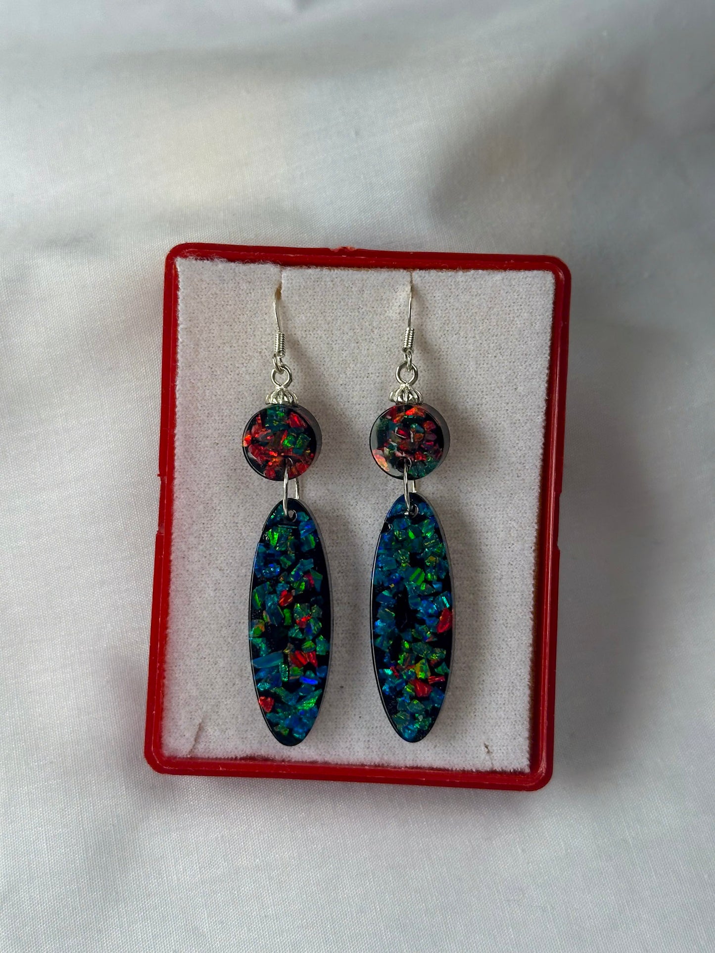 Opal Mosaic Earrings /O2