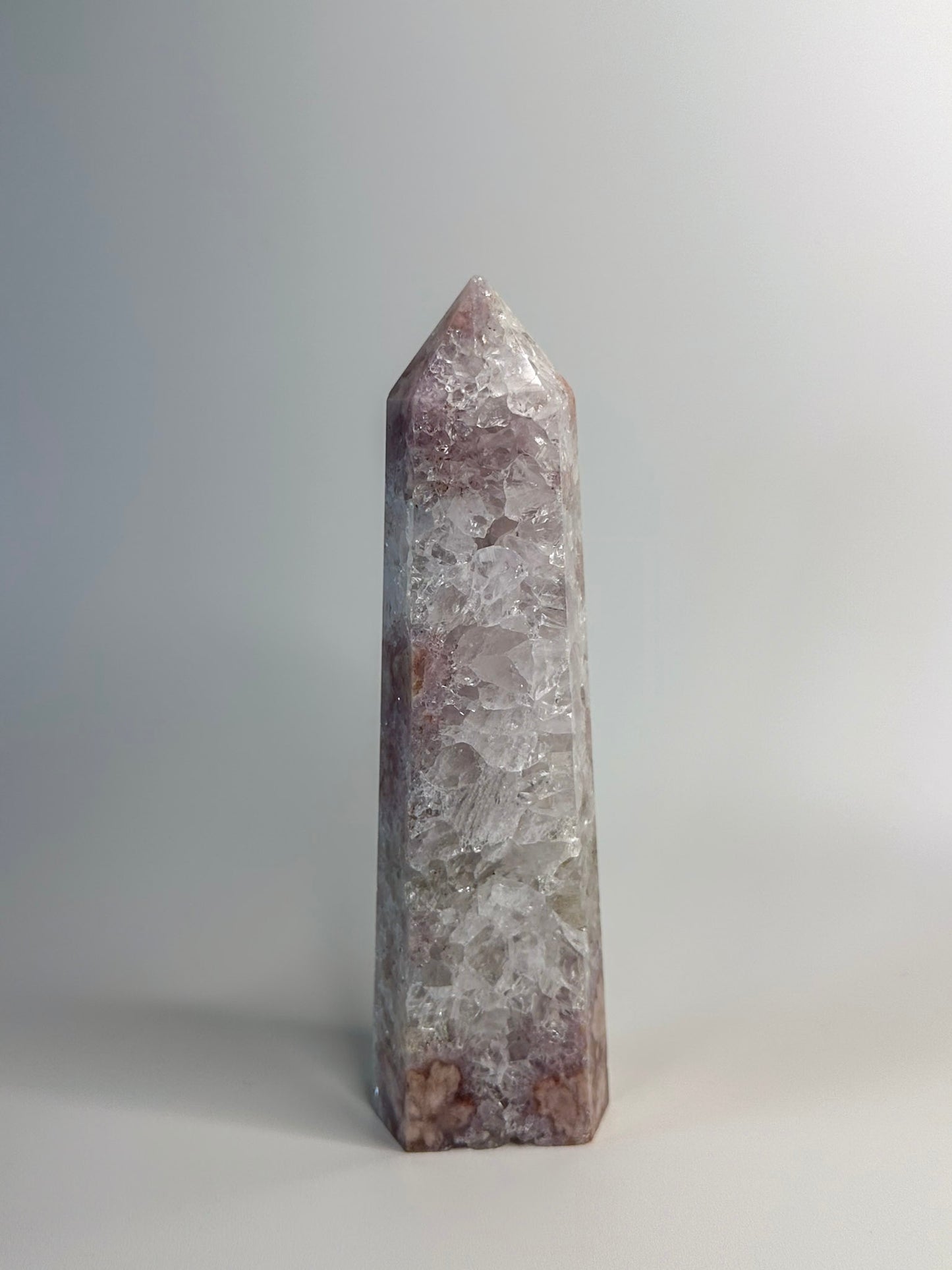 Amethyst + Flower Agate Tower B