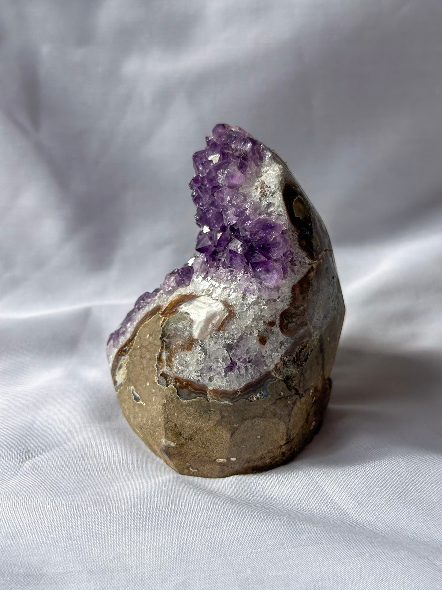 Amethyst Cluster with Stand