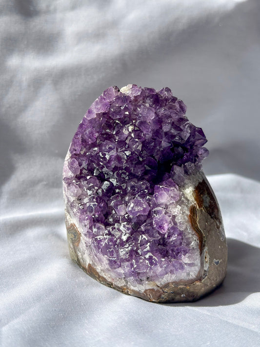 Amethyst Cluster with Stand