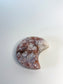 Amethyst + Flower Agate Moon A