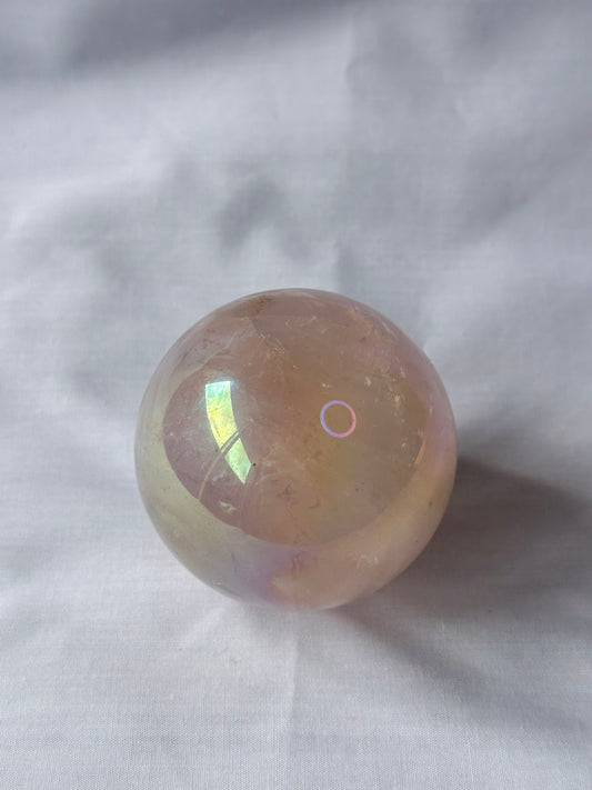 Aura Rose Quartz Sphere