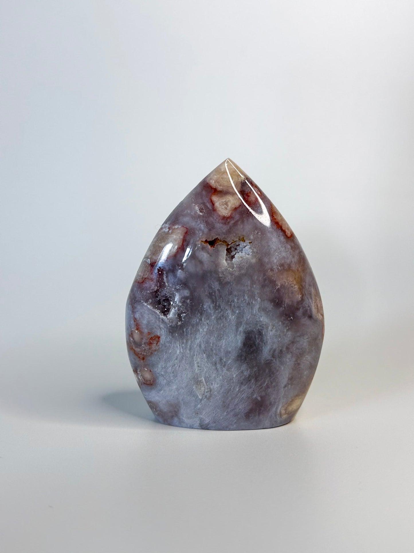 Amethyst + Flower Agate Arch D