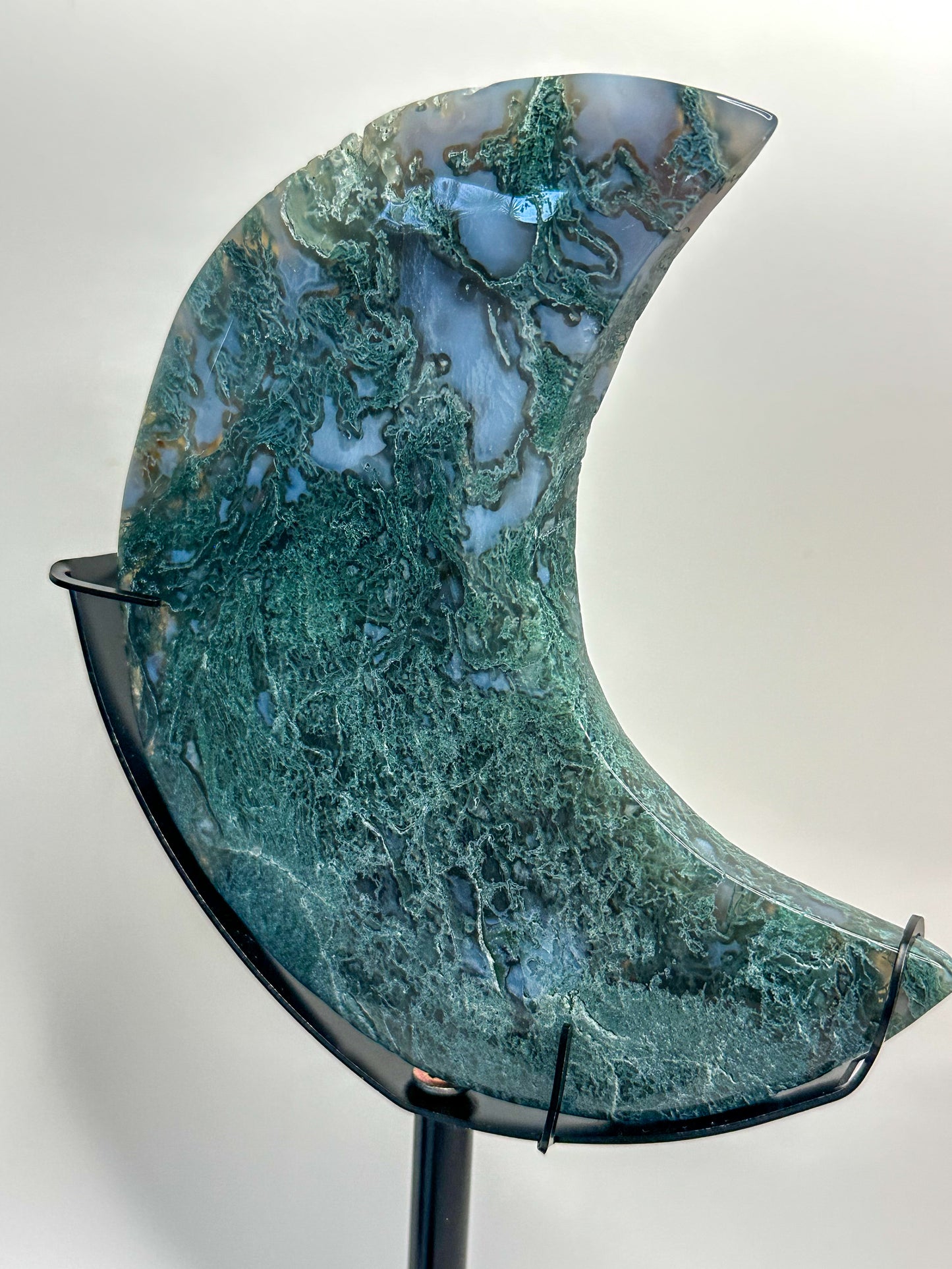 Moss Agate Moon