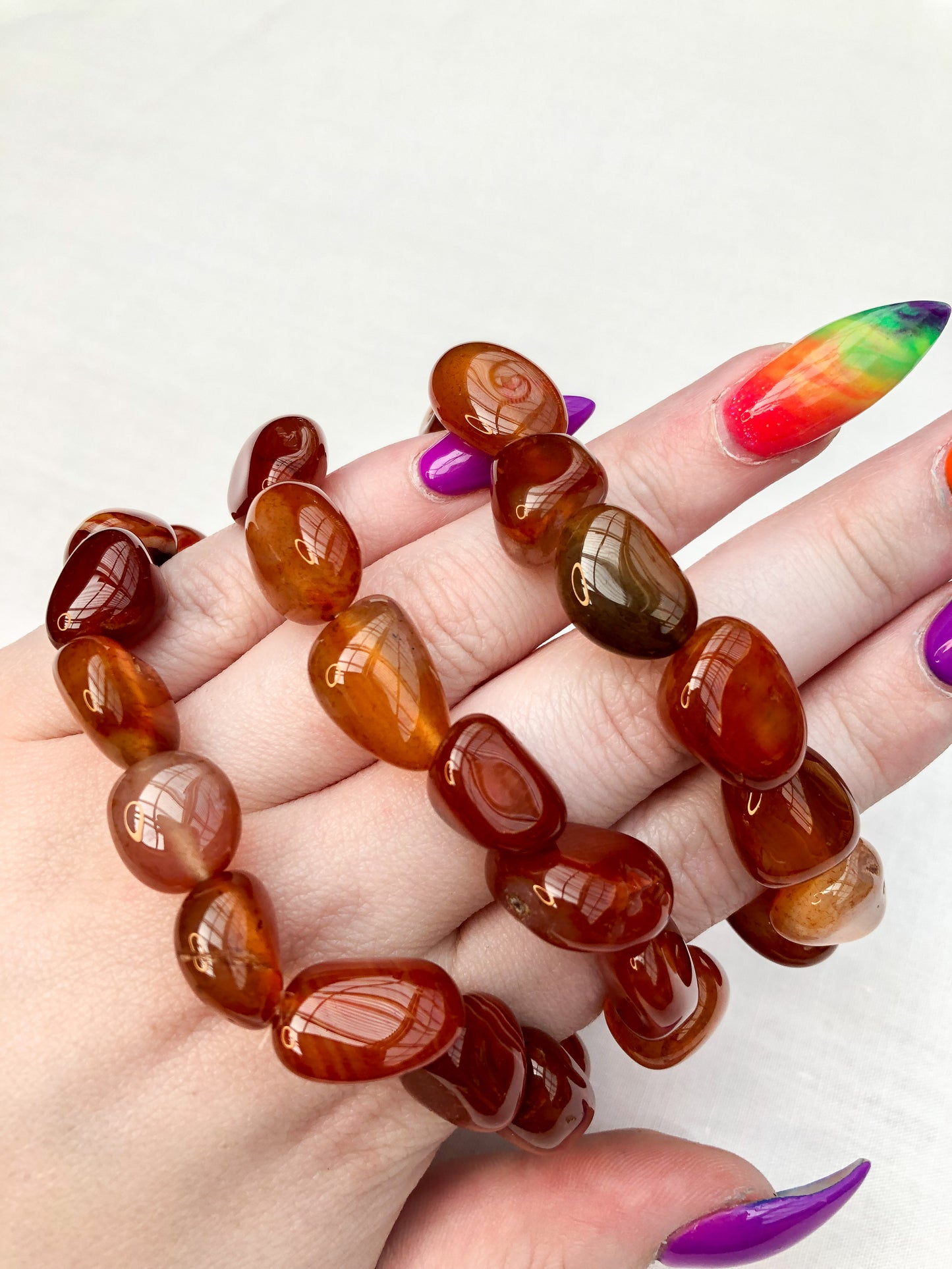 Tumbled Carnelian Bracelet