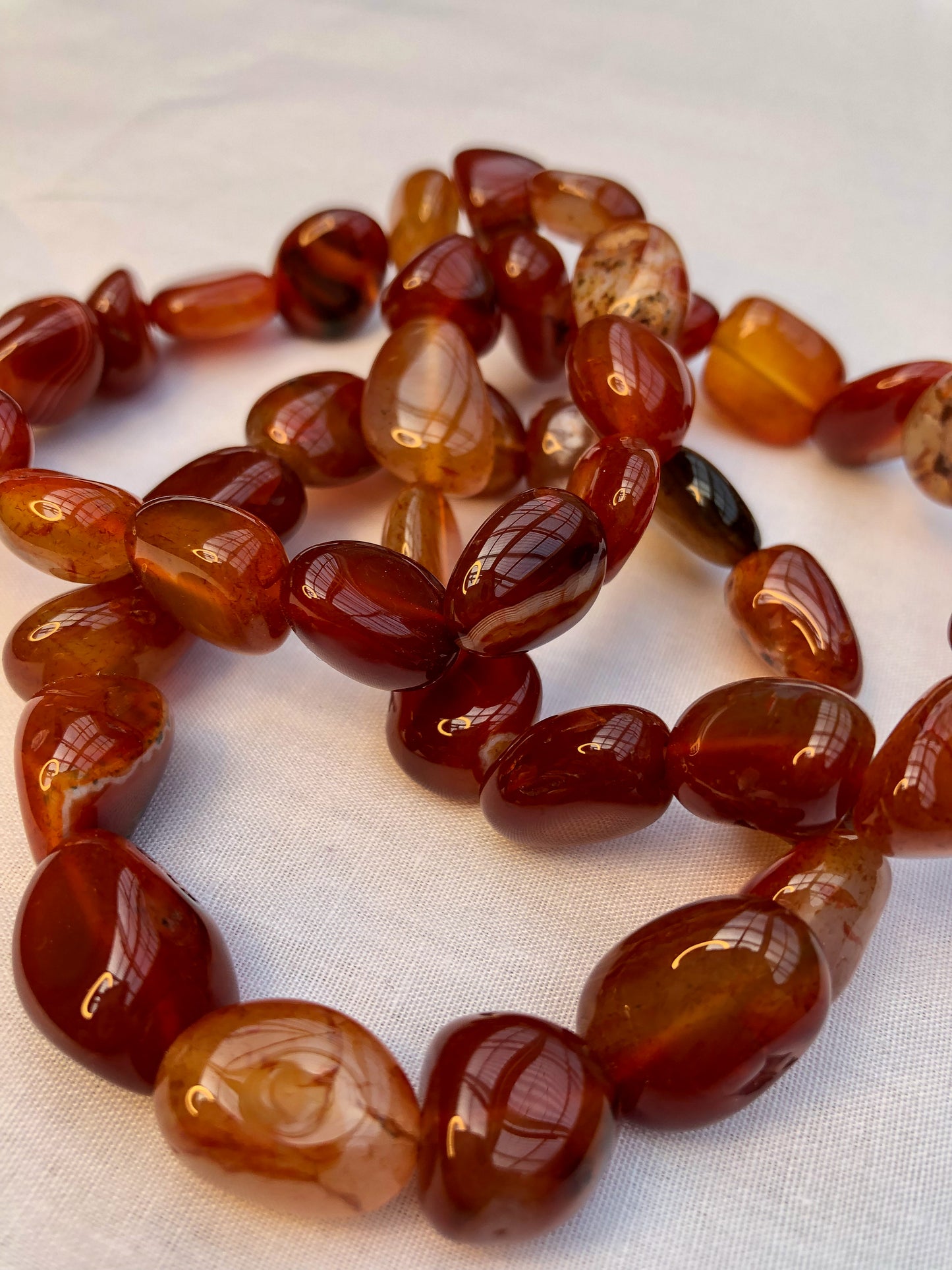 Tumbled Carnelian Bracelet