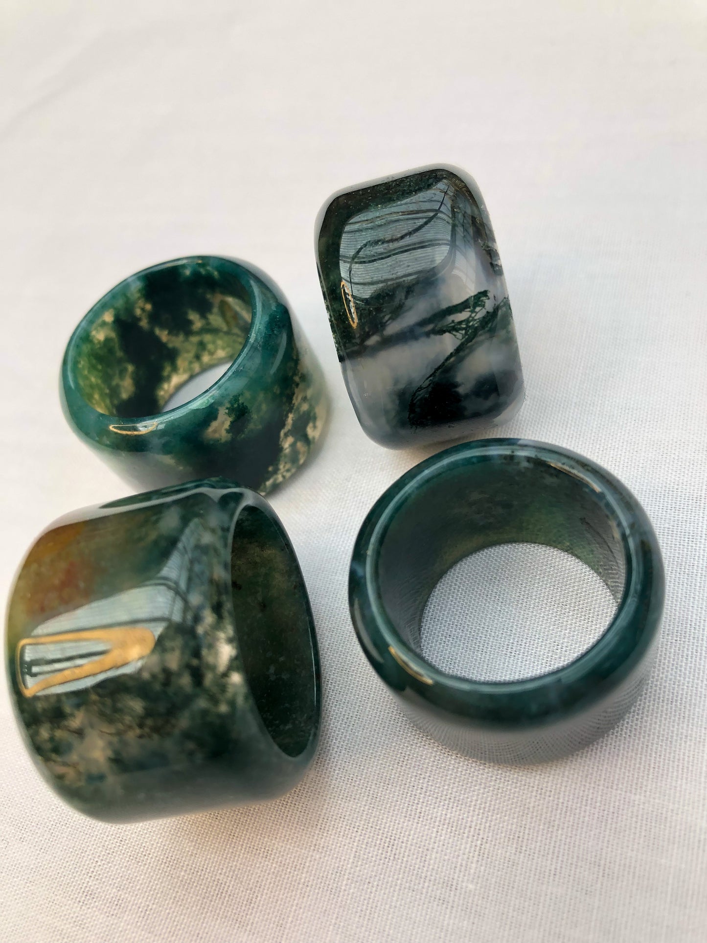 Moss Agate Ring