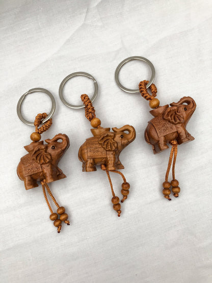 Wooden Animal Keyring