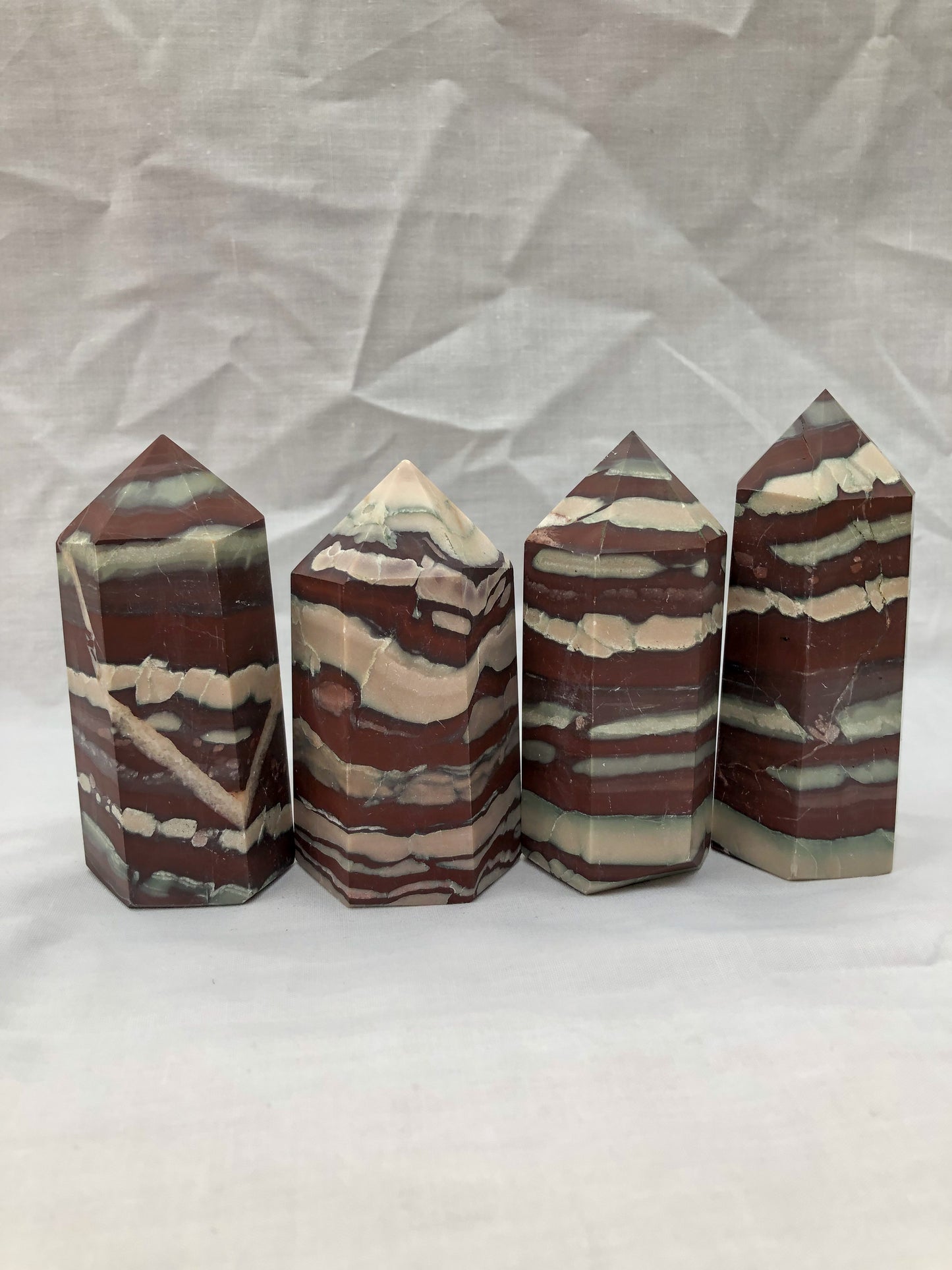 Red Zebra Jasper Tower