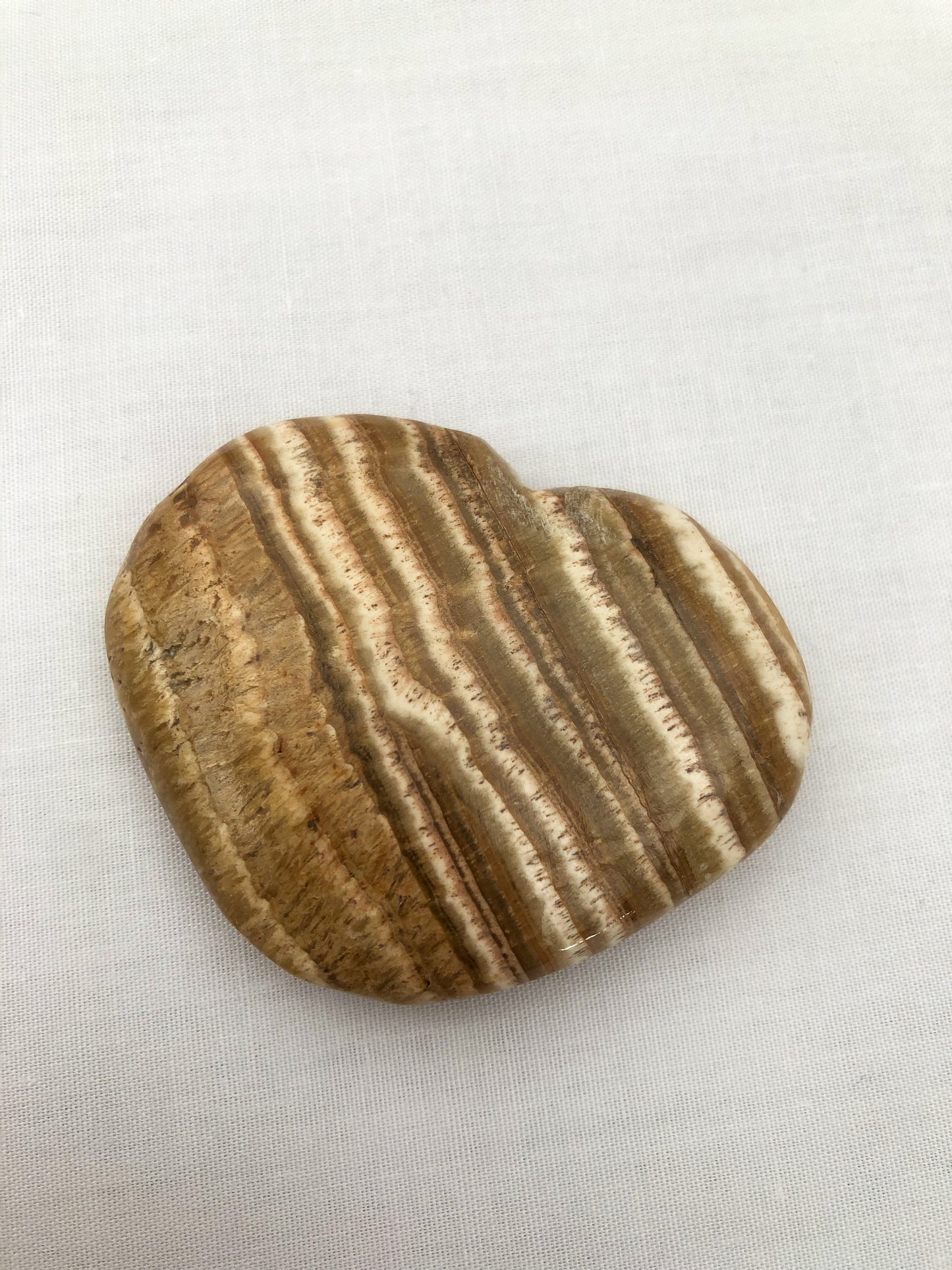 Brown Aragonite Heart