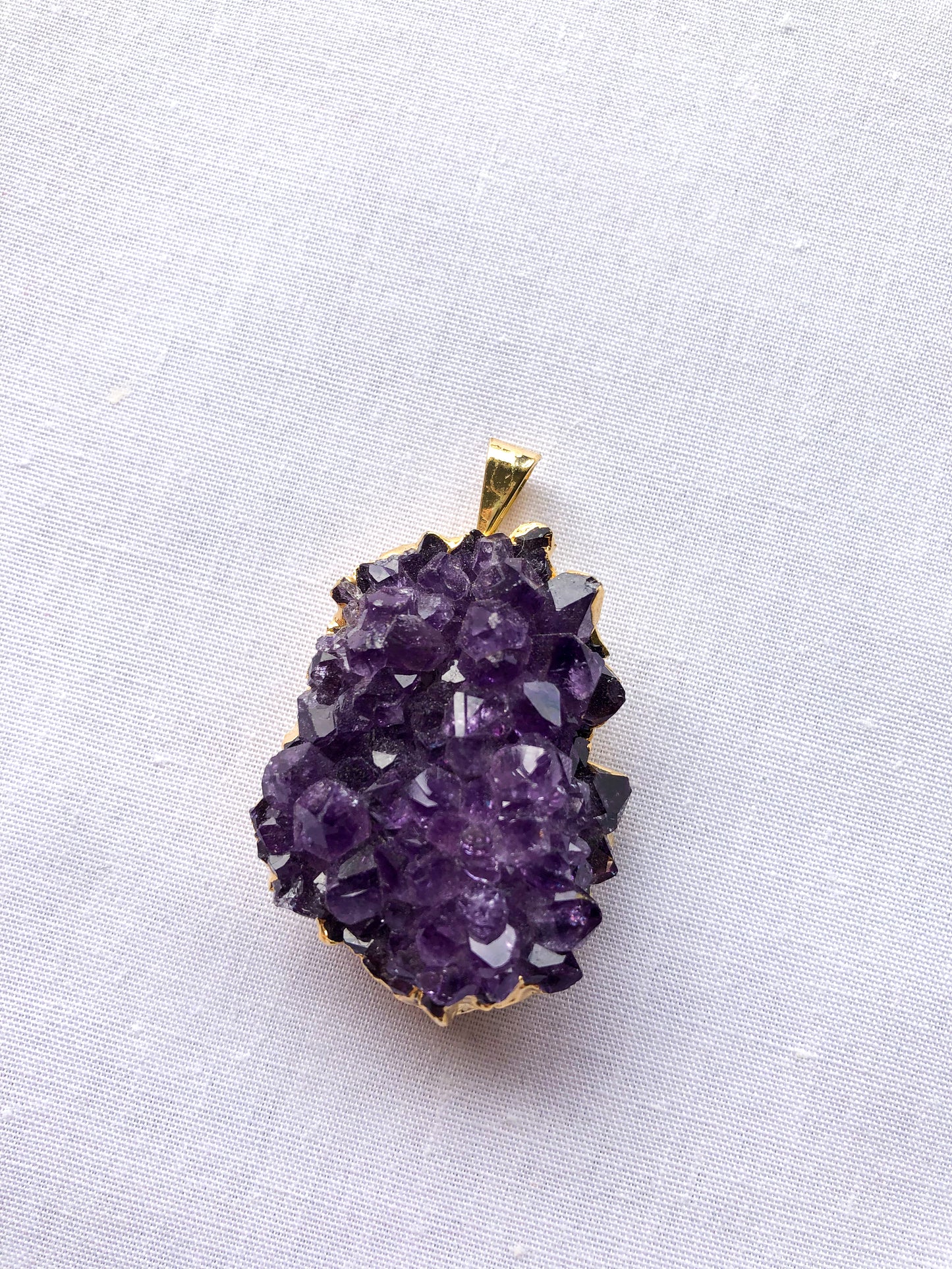 Amethyst Cluster Pendant