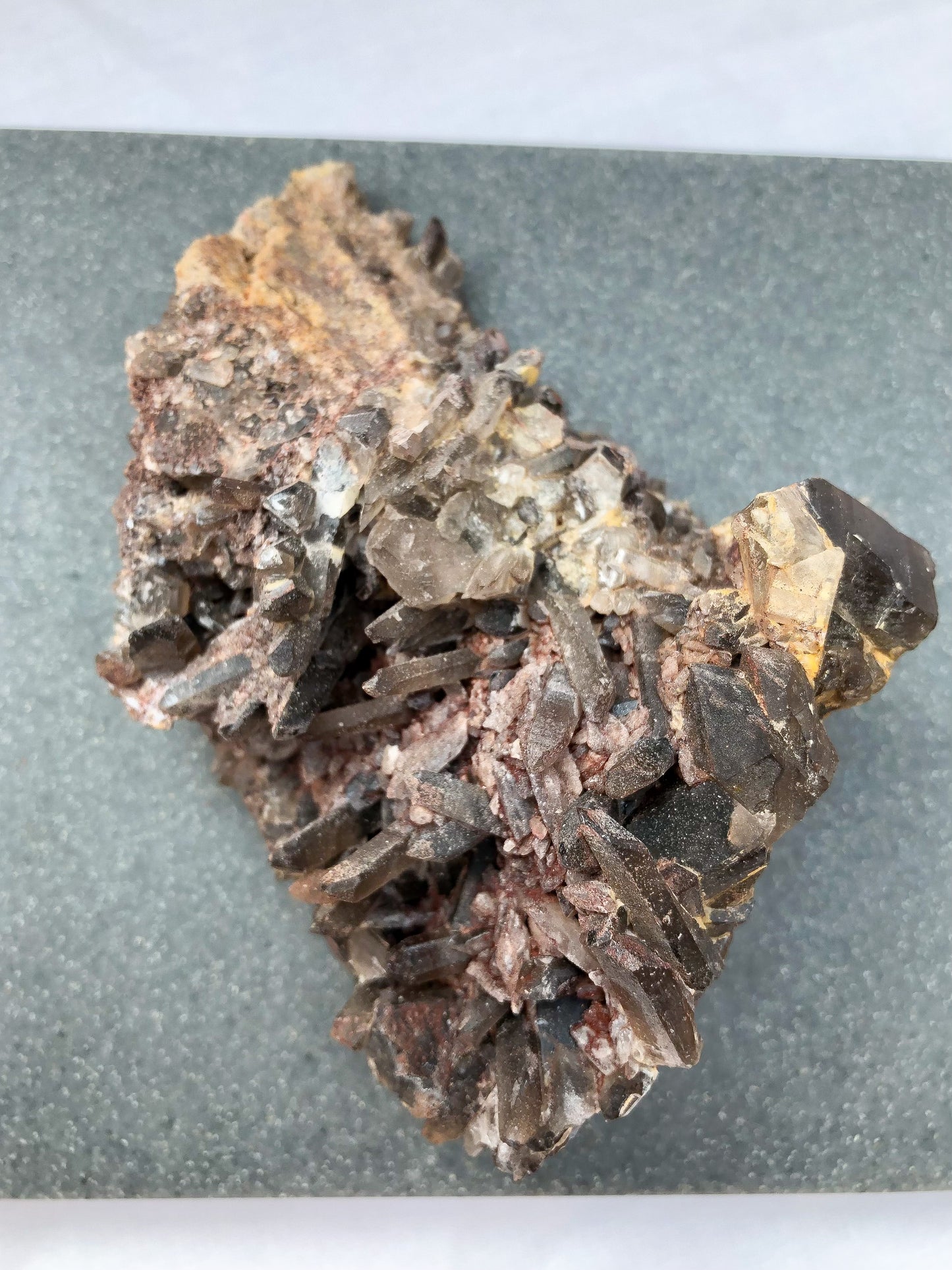 Smoky Quartz Cluster - F